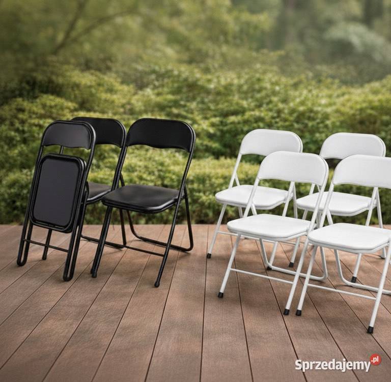 Krzesła cateringowe składane 6sztuk zestaw Poznań