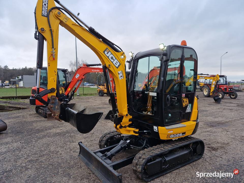 Minikoparka JCB 8026 CTS 2023r 400mtg Ryżki