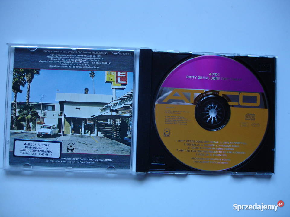 ACDC płyta CD Zielona Góra