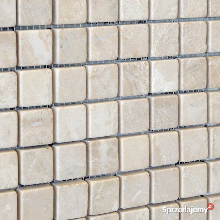 Mozaika marmurowa Queen Beige bębnowany