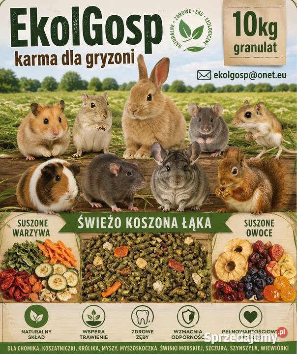 Karma królika gryzoni 10 Stargard