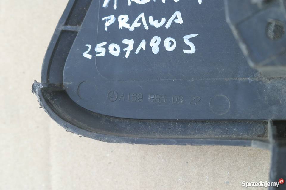 MERCEDES A KLASA W169 KRATKA ZDERZAKA PRAWA lubuskie Bieleń