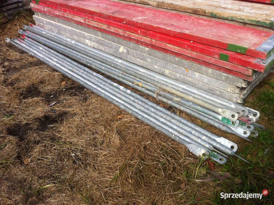Rusztowanie elewacyjne 1836 m2 używane 18x102 m Rusztowania sprzedam