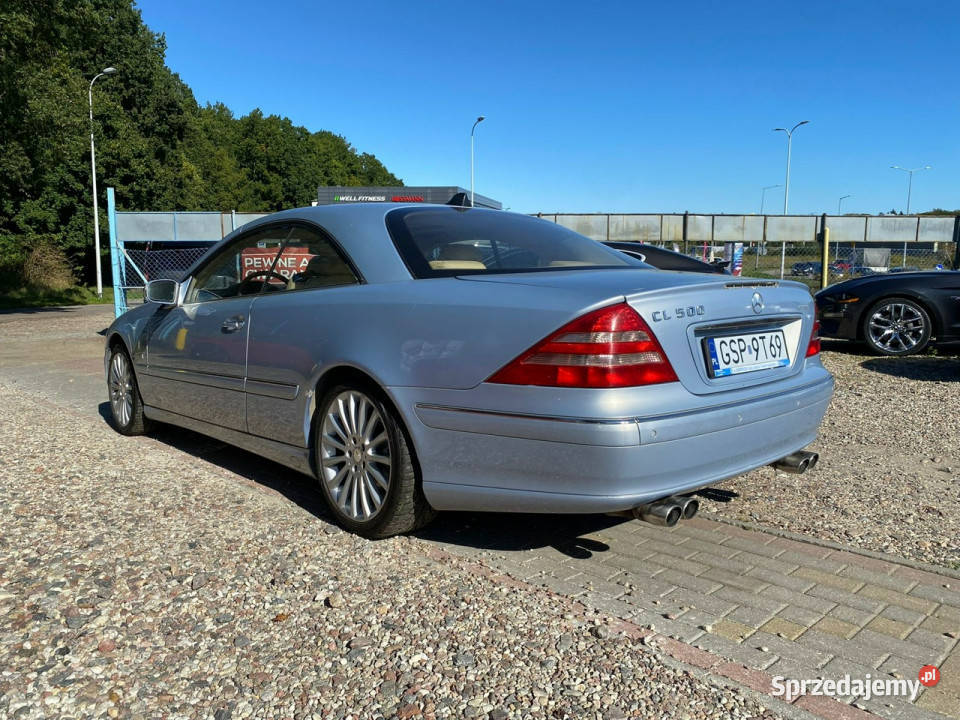 Mercedes CL 500 50 v8 gaz unikat piękny kolor światła do jazdy dziennej pomorskie Gdańsk