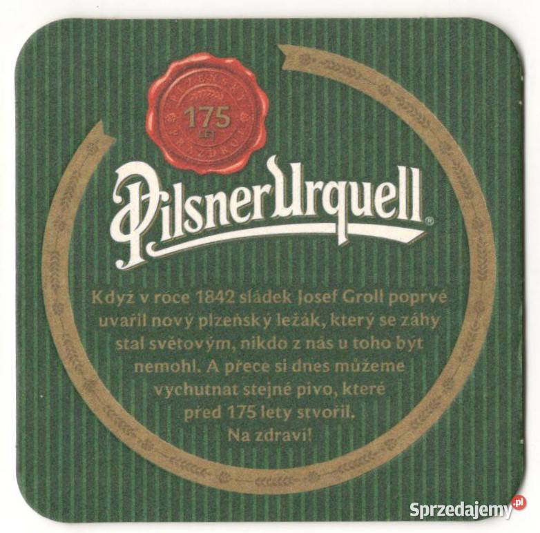 Pilsner Urquell podstawka do piwa 14