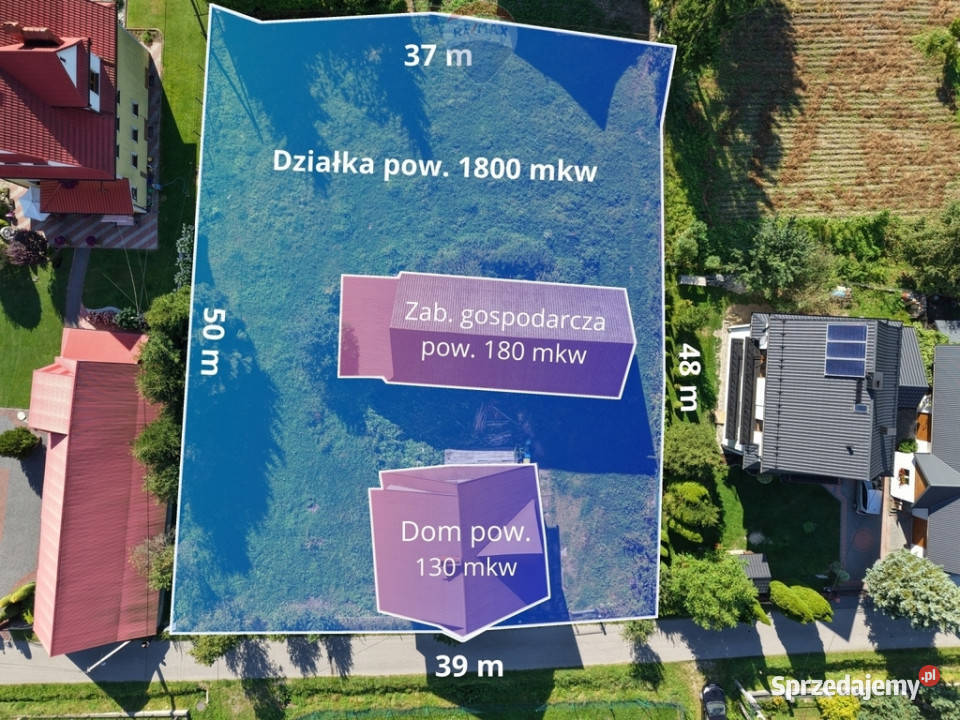 Dom Wolnostojący Podobin gm Niedźwiedź Nieruchomości małopolskie