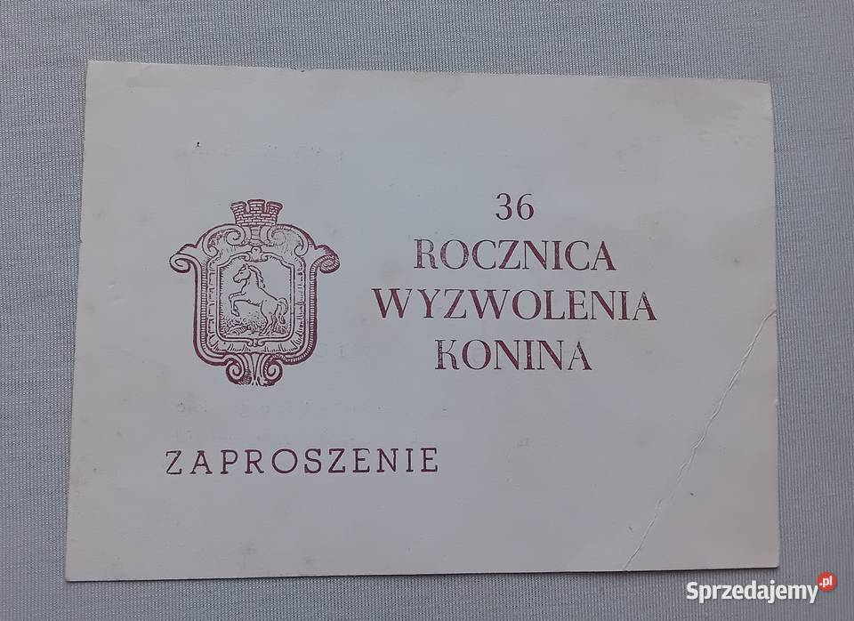Zaproszenie na koncert z okazji 36 rocznicy