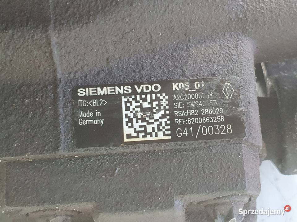 Renault Megane II 15 DCI POMPA WSTRYSKOWA Paliwa lubelskie Rudka