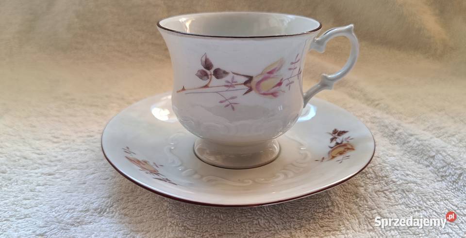 Ćmielów Serwis do kawy herbaty Filiżanki mazowieckie Brwinów