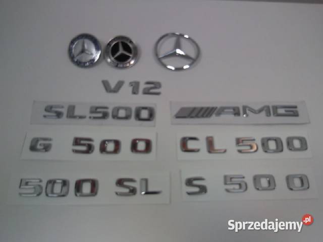 Logo napis Mercedes AMG SL 55 Lublin