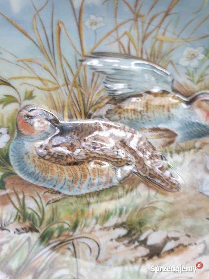Talerz ozdobny Porcelana i szkło Konstancin-Jeziorna
