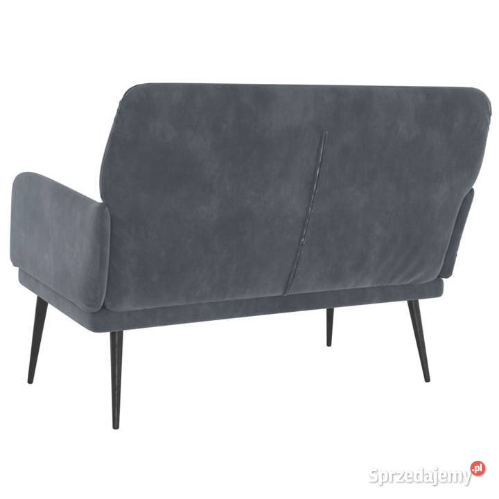 Ławka ciemnoszara 108x79x79 tapicerowana Warszawa