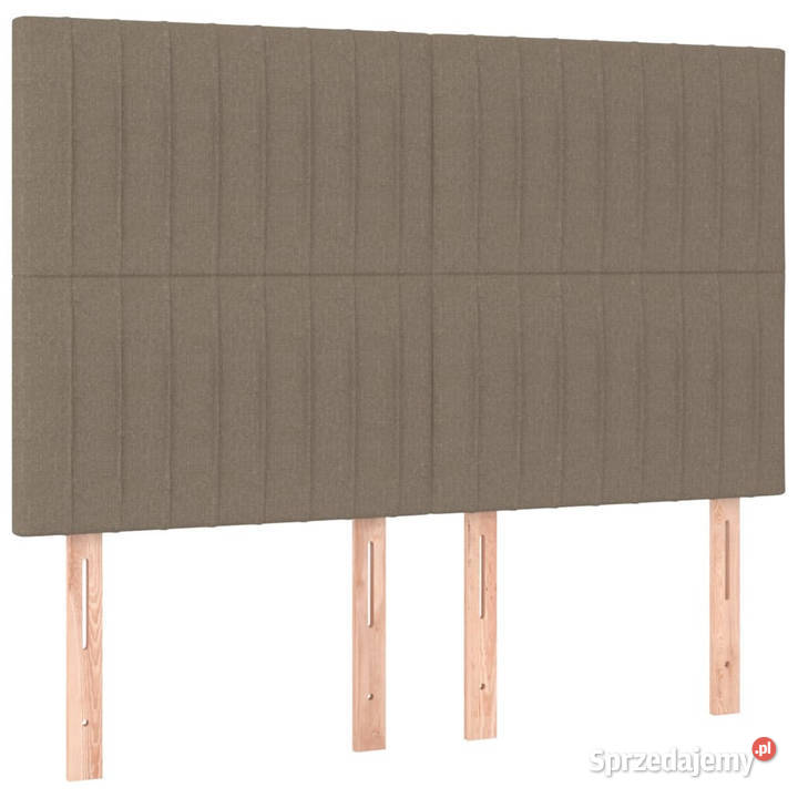 Zagłówki do łóżka 4 taupe 72x5x7888 tkanina mazowieckie sprzedam