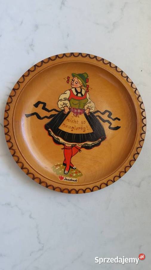 Drewniany talerzyk z Innsbrucku