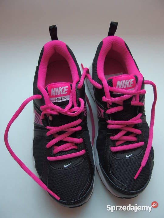 buty nike czarno różowe adidasy bieganie 225 Toruń
