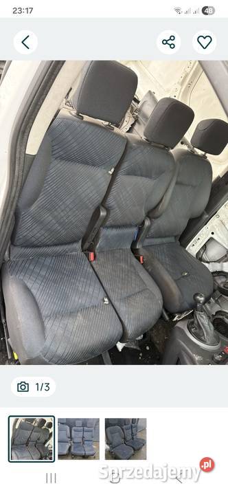 Fotele przod peugeot partner berlingo komplet Klecza Dolna