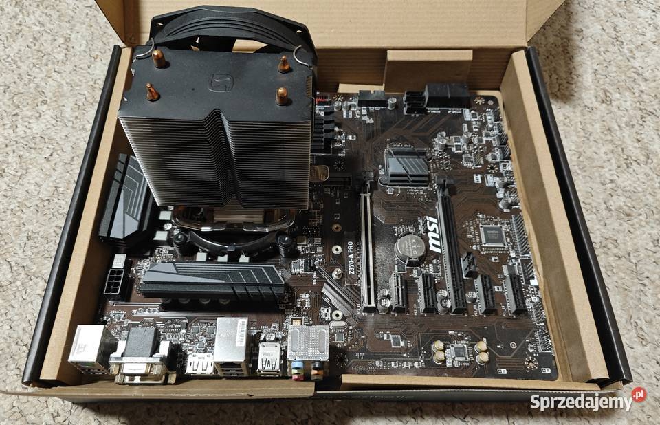 Procesor Intel i79700 Płyta Główna MSI Z370A Pro