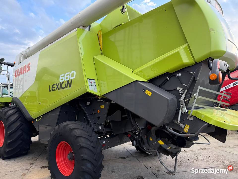 Kombajn zbożowy Claas Lexion 660 heder V750 dolnośląskie Nowa Ruda