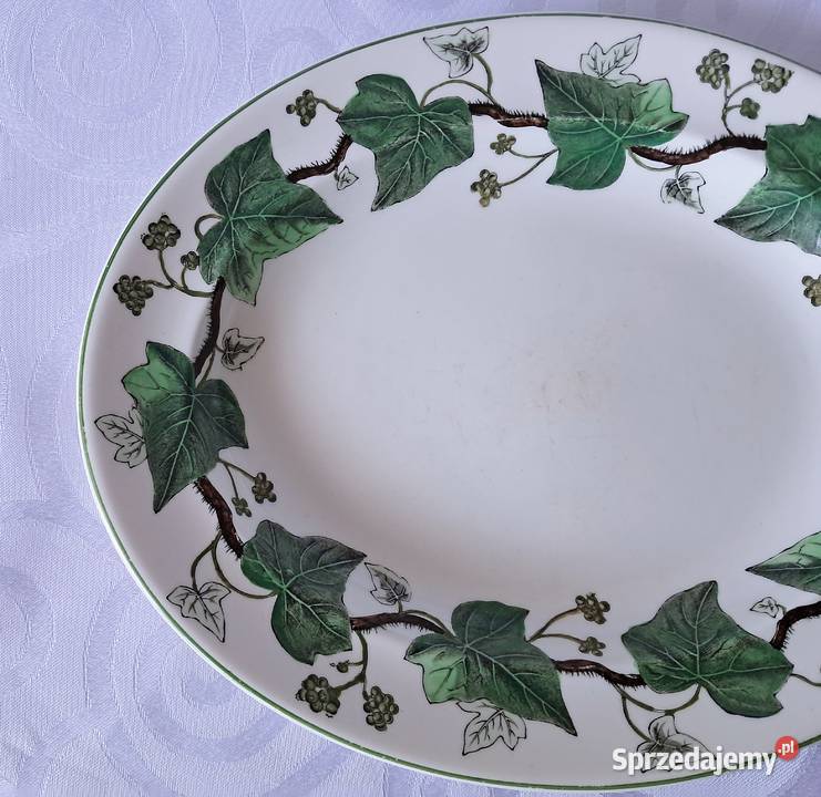 Wedgwood Napoleon Ivy mały owalny półmisek Porcelana i szkło Strzelce Krajeńskie