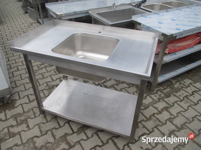 Zlew Gastronomiczny 1 Komorowy Z Półką 1207085 Ostrów Wielkopolski