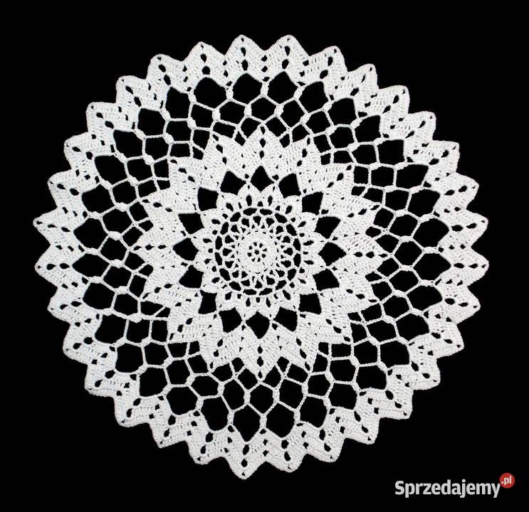 Serwetka szydełkowa 34 S128 biały Kluczbork