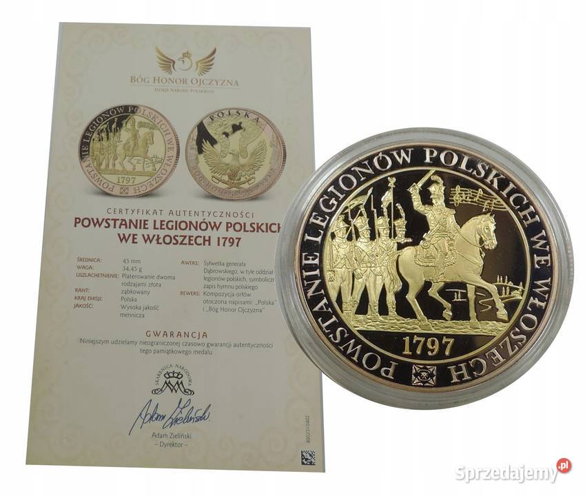NUMIZMAT BÓG HONOR OJCZYZNA K243 Warszawa
