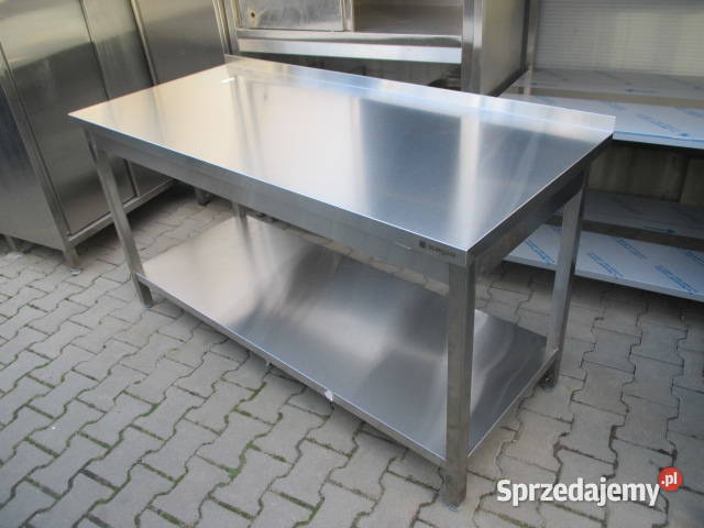 STÓŁ GASTRONOMICZNY Z PÓŁKĄ 1607085 NOWY