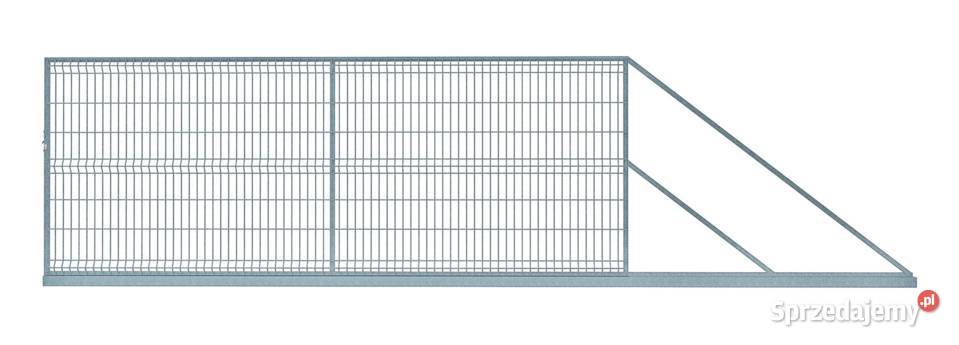 Brama przesuwna 3D POLBRAM kpl 4m OCRAL Miechów