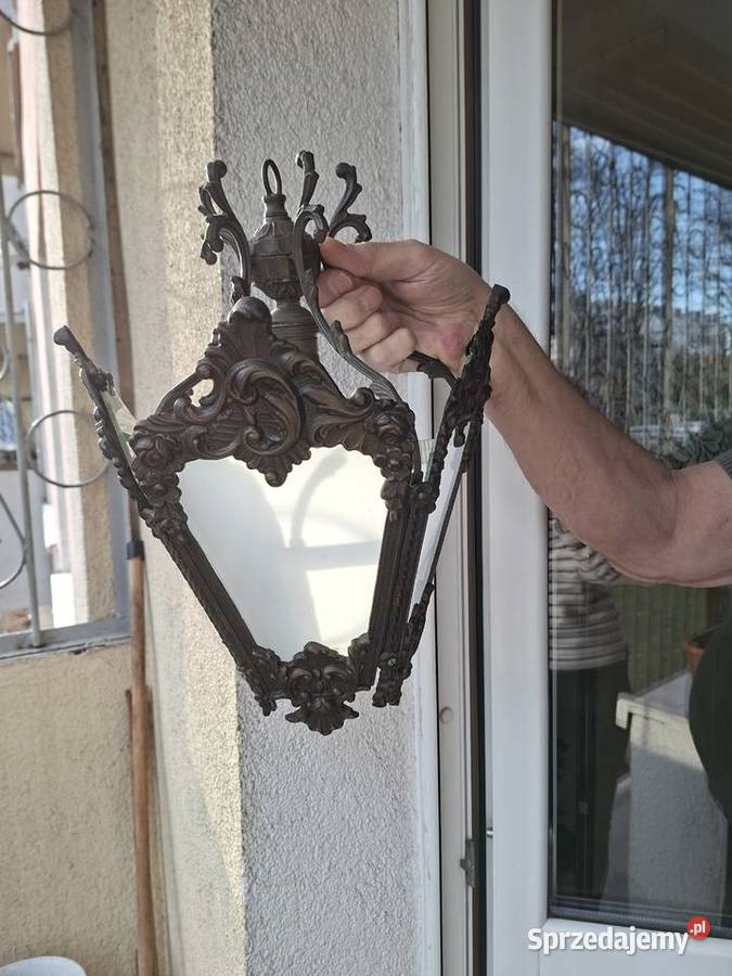 Kinkiet vintage z mosiądzu Łódź