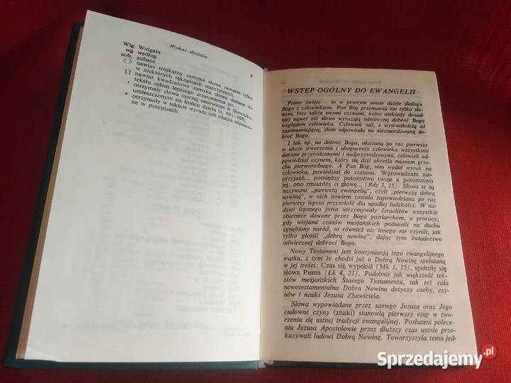 Nowy Testament Pismo Święte Nowego Testamentu Książki naukowe i popularnonaukowe Wałbrzych