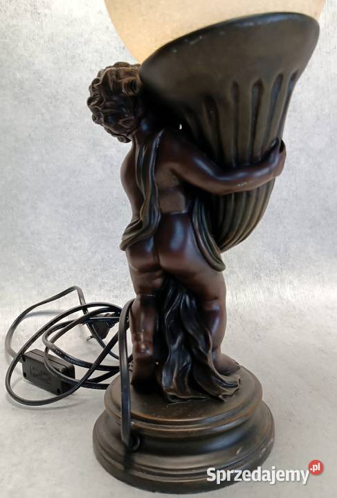 Lampa stołowa z Cherubinem Putto Amorek Aniołek Rzeszów sprzedam