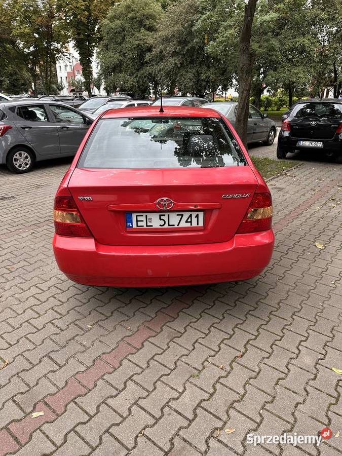 Toyota Corolla 2003 r 14 benzyna nieuszkodzony Łódź sprzedam