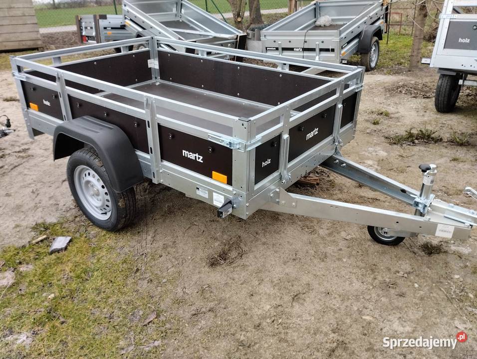 Przyczepa samochodowa HOLZ 264x126 przyczepka Rok produkcji 2025 wielkopolskie Września sprzedam