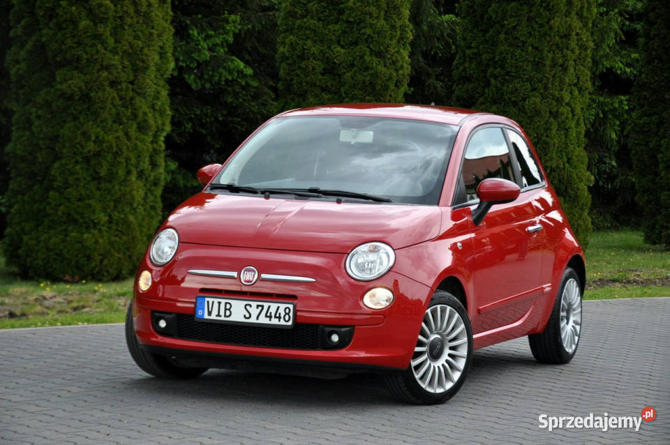 Fiat 500 12i69SkóryKlimatyzacjaChromI wielofunkcyjna kierownica sprzedam