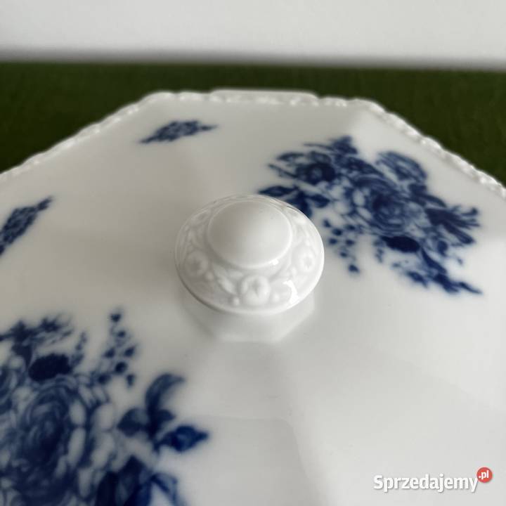 Waza Rosenthal Maria niebieskie róże Nowy Sącz