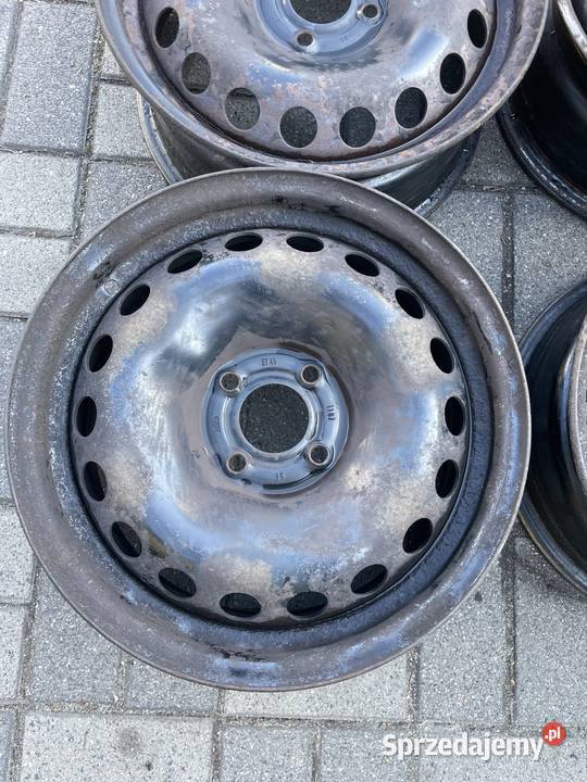 Oryginalne felgi stalowe Renault 15 4x100 na Samochodowe Mikołów sprzedam