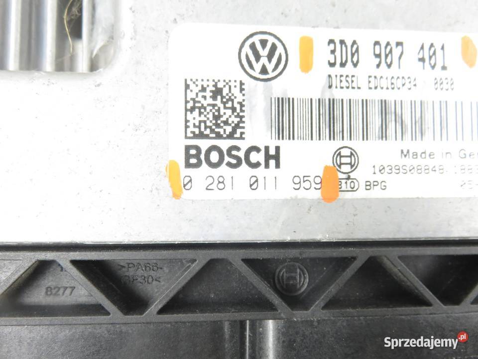 STEROWNIK VW PHAETON 30 TDI 3D0907401 0281011959