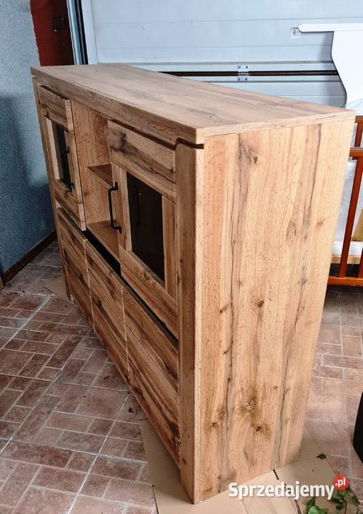 Komoda witryna BERGEN złożona 50 ceny Ikea Węgrzynowo