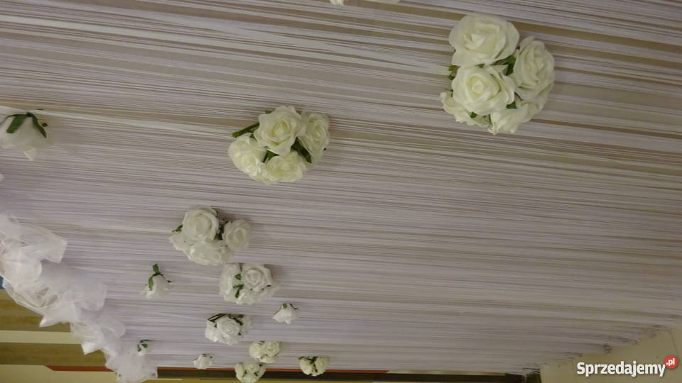 Dekoracja sali weselnej kościoła Poznań