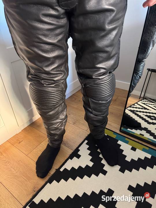 Spodnie motocyklowe skóra naturalna świętokrzyskie sprzedam