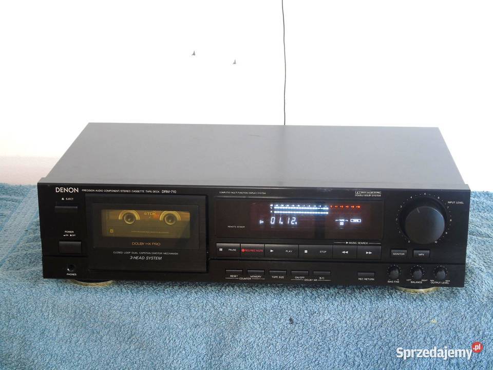 Magnetofon Denon DRM710 3 głowice WYSYŁKA podkarpackie Jasło