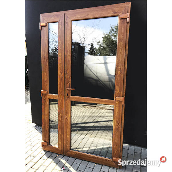 Ciepłe Drzwi PCV 140x210 złoty dąb Kraków sprzedam