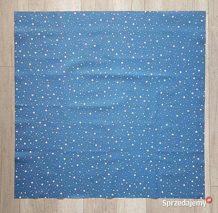 Serwetka świąteczna białe gwiazdki na niebieskim sprzedam
