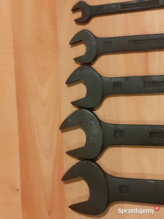 Klucze płaskie dwustronne Polskie PRL 5 Chorzów sprzedam