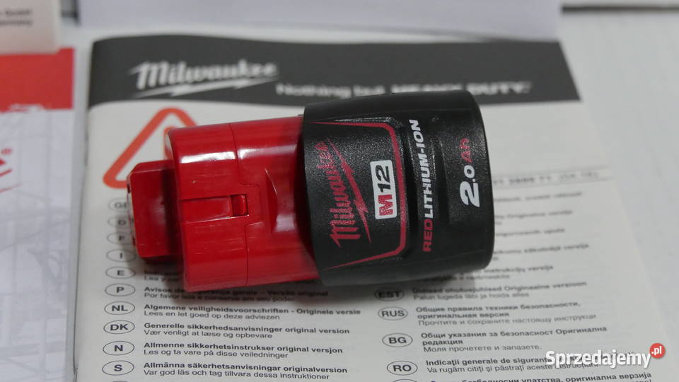 MILWAUKEE akumulator 12v 2Ah bateria klucz pila Baszkówka