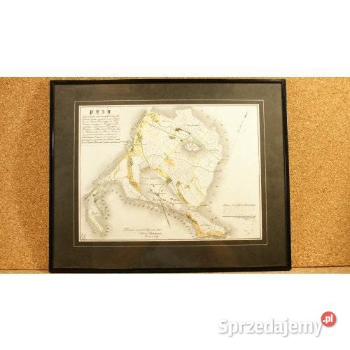 Historyczna mapa wsi Siersza z 1844 r