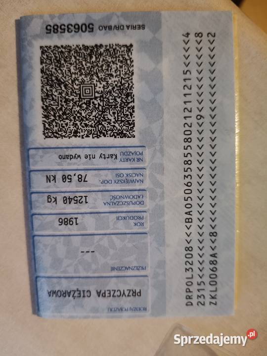 Przyczepy transportowe nieuszkodzony