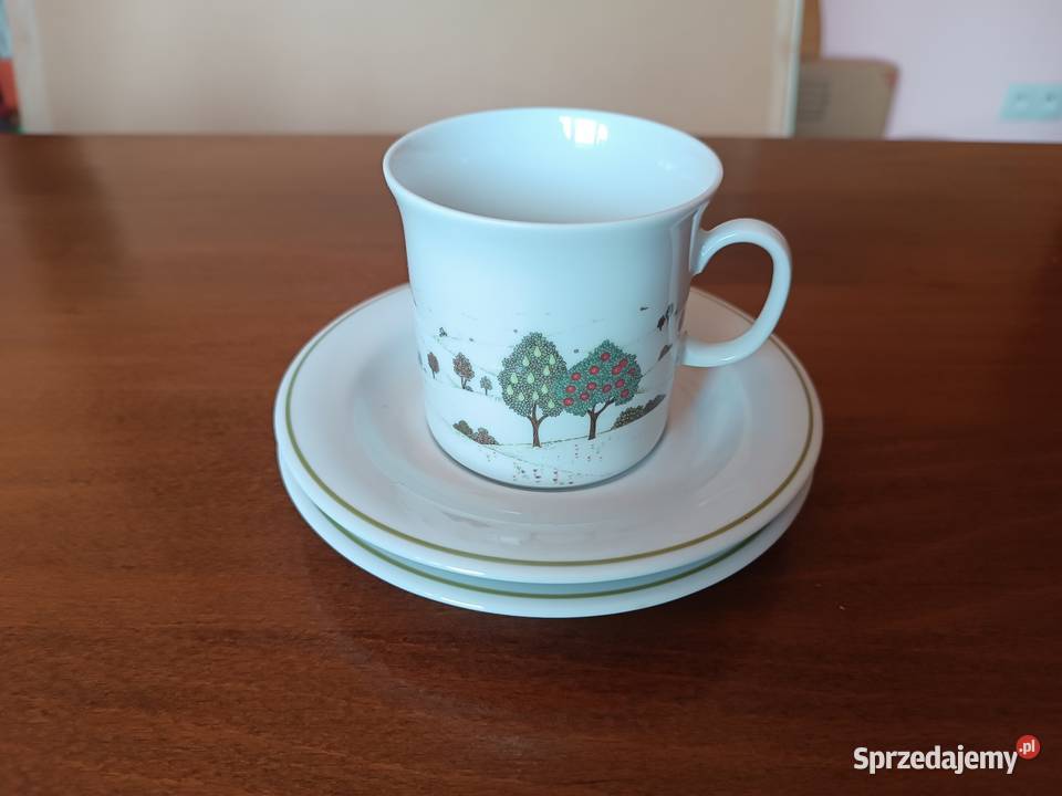 Filiżanka z porcelany niemieckiej Sommer Garten Szczyrk