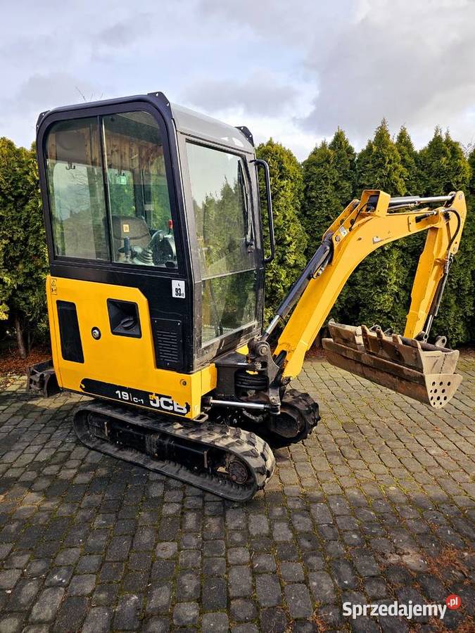 Minikoparka JCB 19c1 Koparki kujawsko-pomorskie Sępólno Krajeńskie