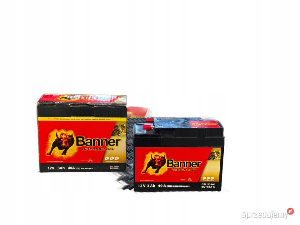 Akumulator BANNER 12V 23Ah 35A P GTR4AS 50301